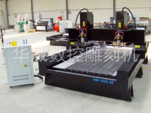 达州渠县双头立体多功能石材雕刻机HW-1325-2Z